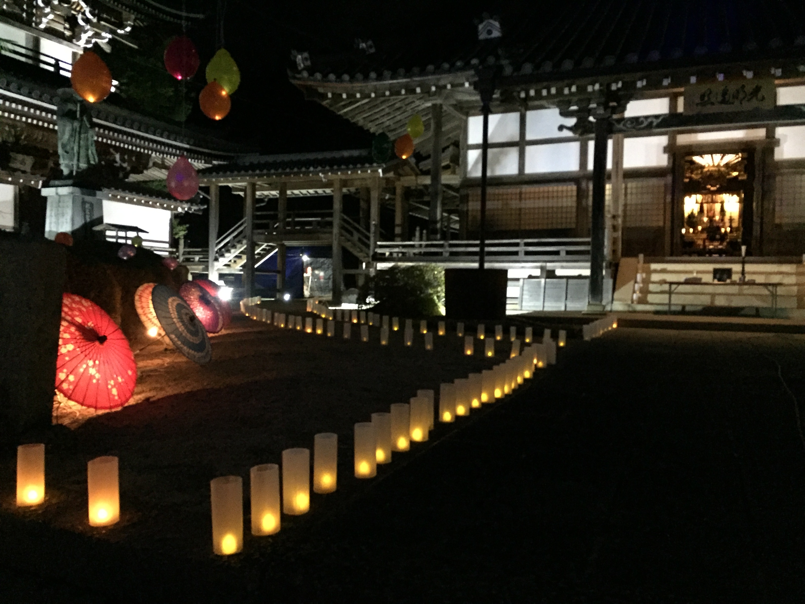 除夜の鐘突きライトアップ【銅栄山光明寺】