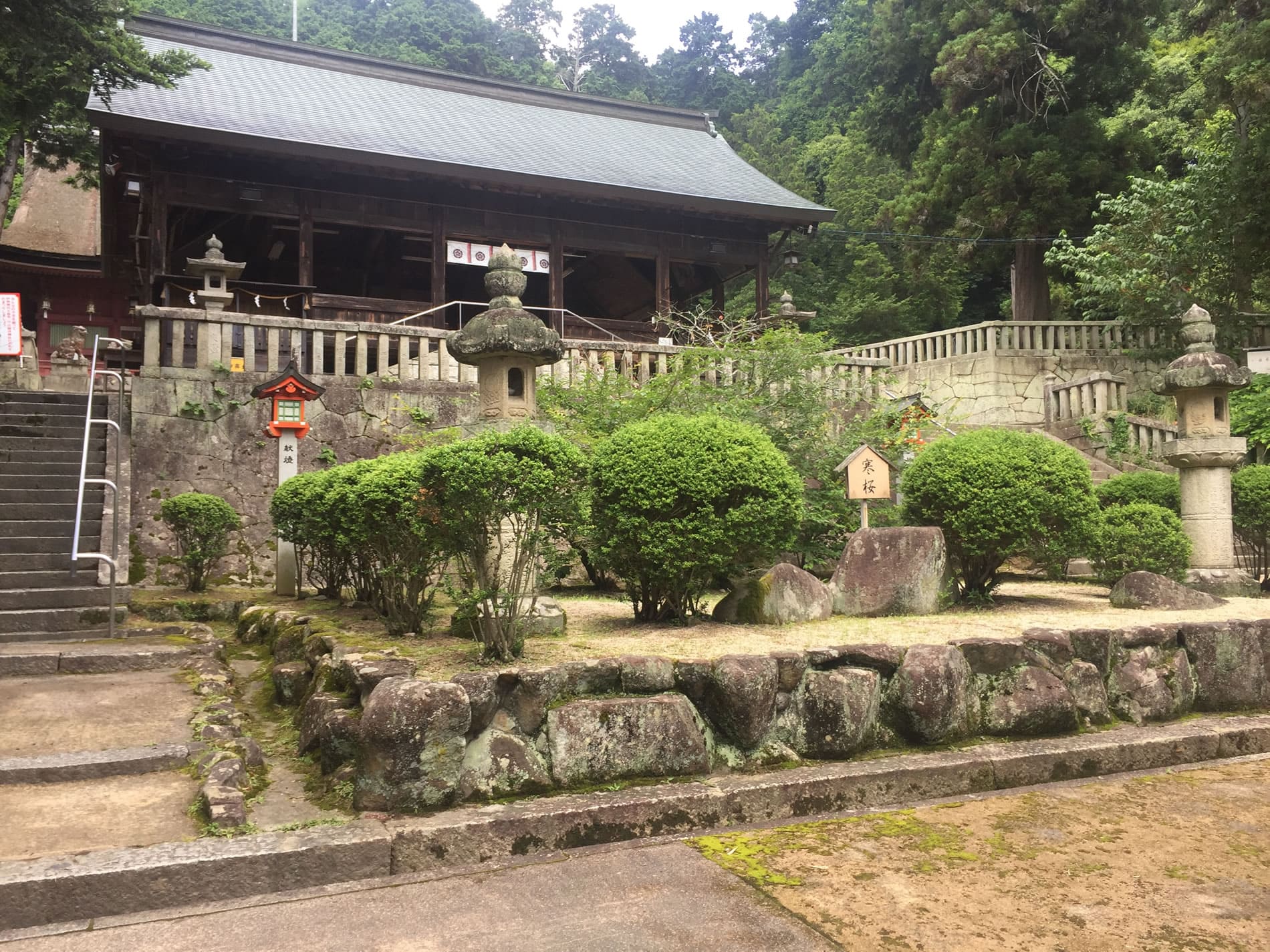 備後国　吉備津神社　拝殿